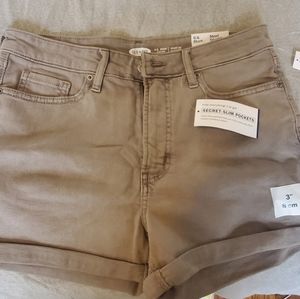 High Waisted Grey Shorts